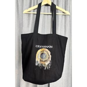 Whitesnake Black Tote bag